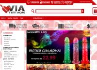 Site do Via Tentação XXX Comércio de Lingerie