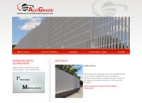 Site do Açograde Comércio de Metais Perfurados
