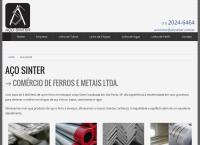 Site do AÇO SINTER