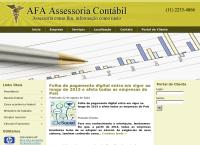 Site do Afa Assessoria Empresarial