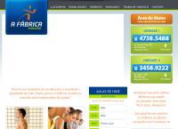 Site do A Fabrica Academia de Ginastica