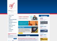 Site do Aliança Francesa de Santos