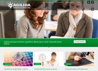 Site do Agiliga Gráfica Digital