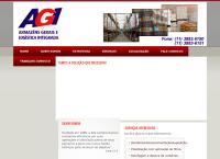Site do Agi Armazéns Gerais Logística Integrada Ltda