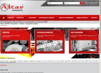 Site do Alcar Abrasivos Ltda