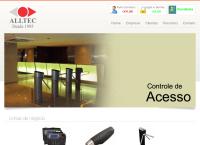 Site do Alltec Industria de Sistemas de Controle Ltda