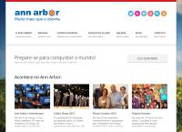 Site do Centro de Linguas Ann Arbor S/C Ltda