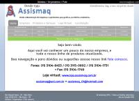 Site do Assismaq Comercio e Assistencia Tecnica de Maquinas