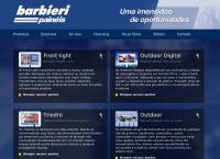 Site do Barbieri Painéis Cartazes Ltda - Vorstadt