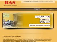 Site do Bas Comércio de Encerados e Cordas