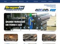 Site do Braganfer Comércio de Ferros e Metais