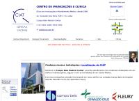 Site do Ciat-centro De Imunização E Aparelhos Terapêuticos - Alto Da Boa Vista