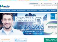 Site do Cia de Eletricidade do Estado da Bahia - Coelba