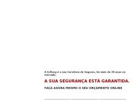 Site do Cofiseg Finocchiaro Corretora E Administração De Seguros Ltda - Indian