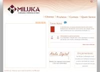 Site do Miluka Confecções