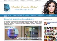 Site do Instituto Conexão Beleza