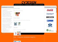 Site do Cv Design Projetos Comunicação Ltda