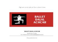 Site do Ballet Dalal Achcar - Gávea
