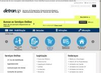Site do Detran Departamento Estadual De Trânsito De São Paulo