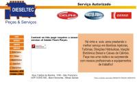 Site do Dieseltec Turbos E Bombas Injetoras Ltda - São Francisco