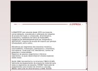 Site do Dinateste Indústria e Comércio Ltda - Vila S Francisco