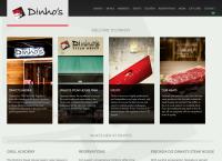 Site do Restaurante Dinho S Place Ltda