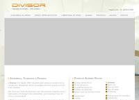 Site do AA Abastecedora de Divisórias Ltda