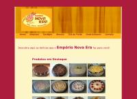 Site do Empório Nova Era Pães e Doces Ltda