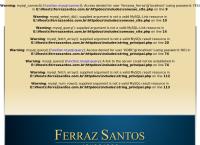 Site do Ferraz Santos Advogados S/c