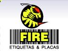 Fire Etiquetas e Placas