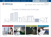 Site do Gravia Indústria de Perfilados de Aço Ltda