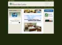 Site do Hotel Anacã Sao Carlos Ltda