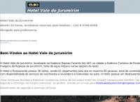Site do Hotel e Restaurante Vale do Jurumirim