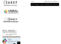 Site do Sadef-Sociedade Amigos Do Deficiente Fisico
