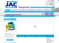 Site do JAC Transportes e Serviços
