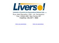Site do Liver Sol Industria e Comercio de Aquecedores Solares Ltda Me