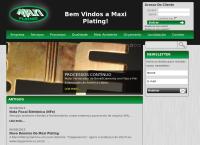 Site do Maxi Plating Eletrodeposicao de Metais Ltda
