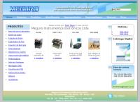 Site do Meguro Instrumentos Eletrônicos Ltda - Paraíso
