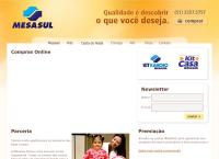 Site do Mesasul Comercio e Industria de Alimentos Ltda