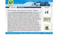 Site do Multifiltros Comércio de Filtros Ltda - Aeroporto
