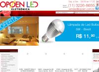 Site do Opoen Eletrônica Ltda - Santa Efigênia
