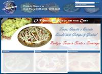 Site do Pizzaria Planetario