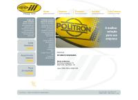 Site do Politron Ind Nacional de Máquinas e Componentes Eletrônicos Ltda