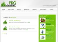 Site do Pró-ambiente Análises Químicas E Toxicológicas Ltda - Santana