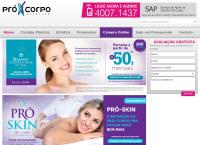Site do Pró-Corpo Plástica