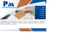 Site do Prominérios Comércio de Minérios
