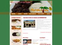 Site do Restaurante Nordestao