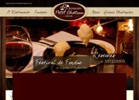 Site do Restaurante Petit Cháteau