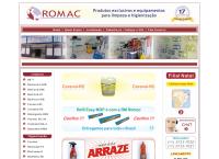 Site do R m Romac Limpeza e Higienizacao