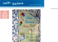 Site do Buffet Salão Bárbara
